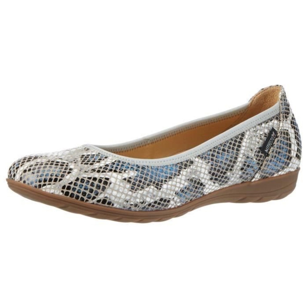 Mephisto Emilie Ballerina Flats Snakeskin Multicolor Size 6